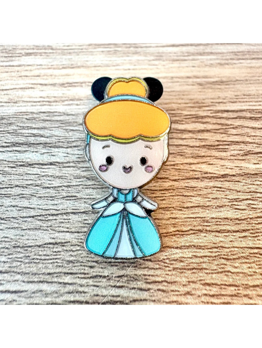 Cinderella Cutie Booster Pin Shanghai Disney Resort 2018 Chibi Style